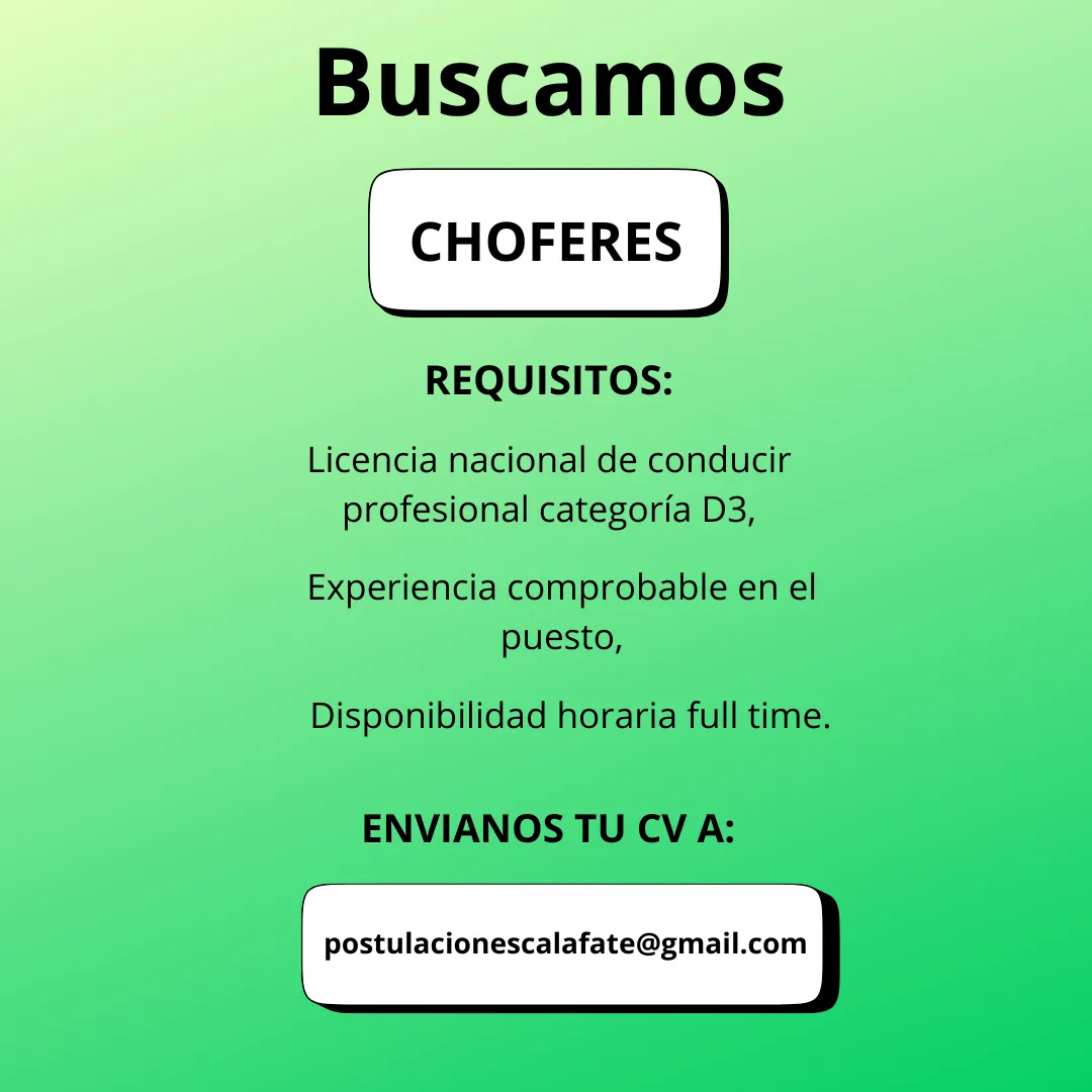 HyA chofer 01 al 03 dic