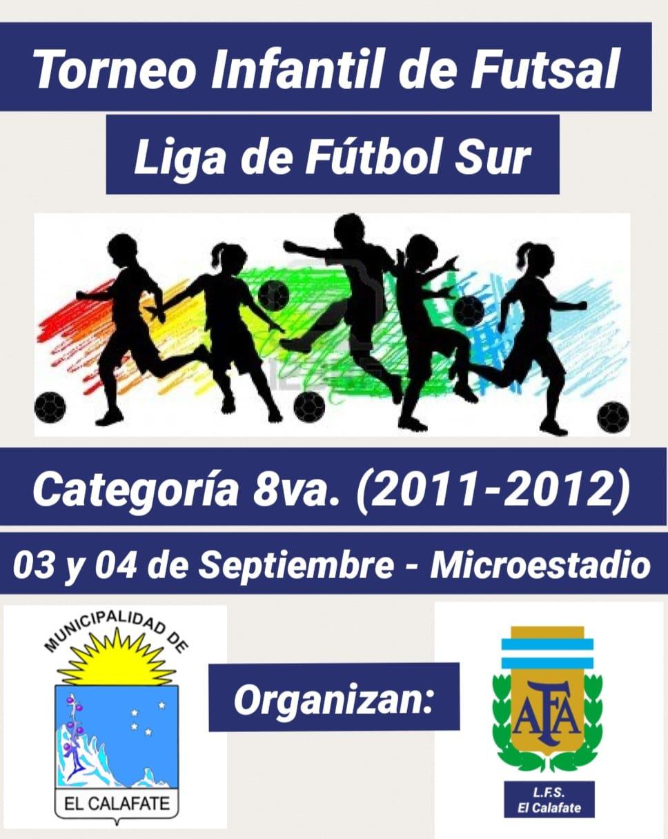 Futsal Infantil afiche 8va división