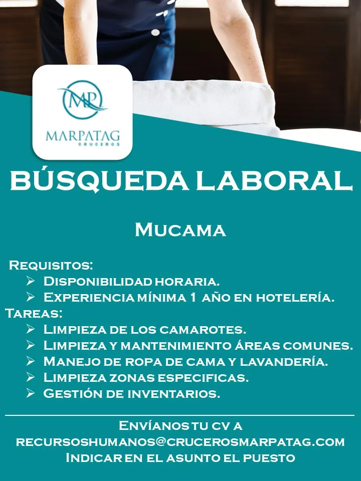 MarPatag-mucama 18 al 24 dic