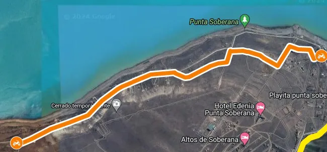 Mapa MTB Triaton 2024