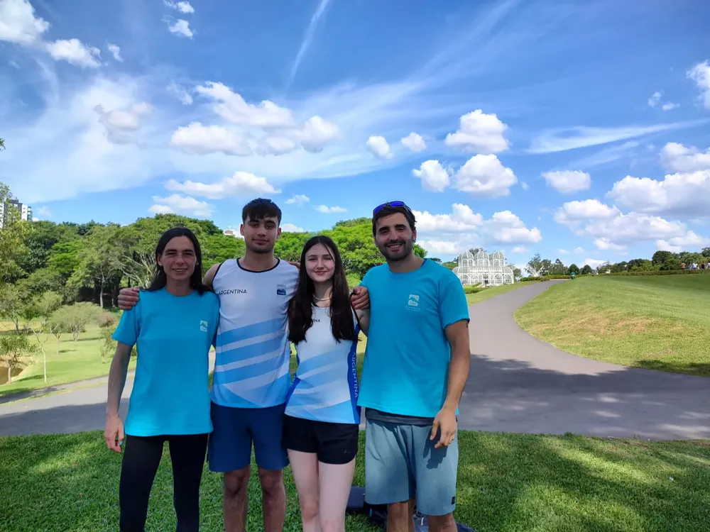 Maximo, Luciana, Violeta y Tomas Curitiba 2023
