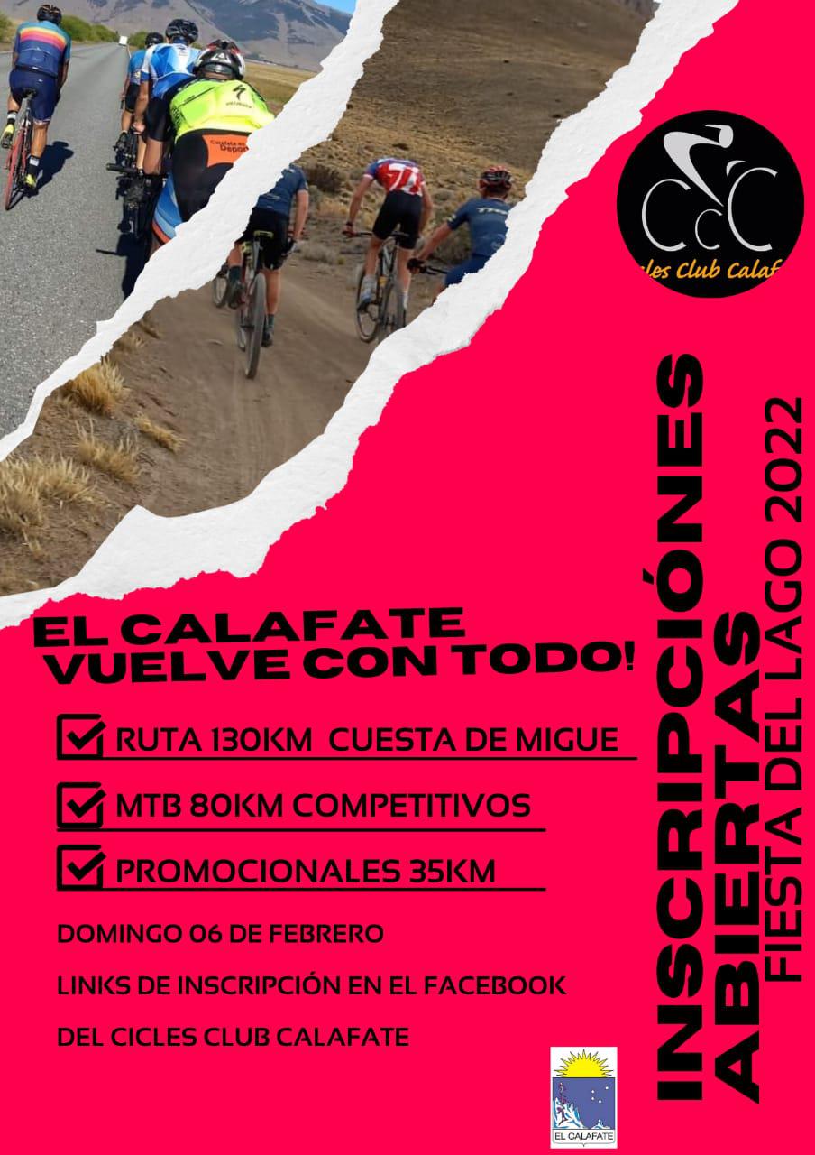Ciclismo afiche Fiesta Nacional del Lago 2022