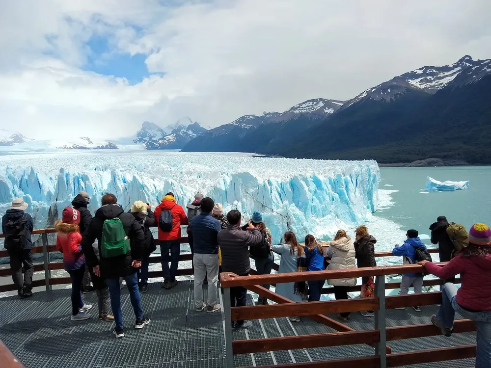 Enero. Nunca antes el Glaciar Perito Moreno recibió tantos turistas en un  mes