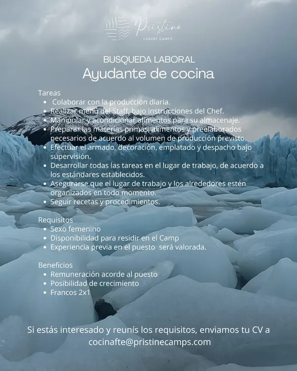 Pristine - Ay de cocina 17 al 20 dic