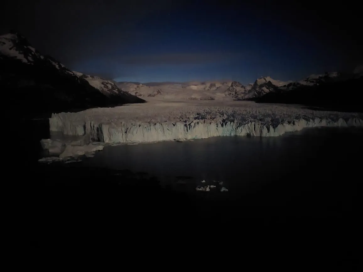 glaciar luna llena