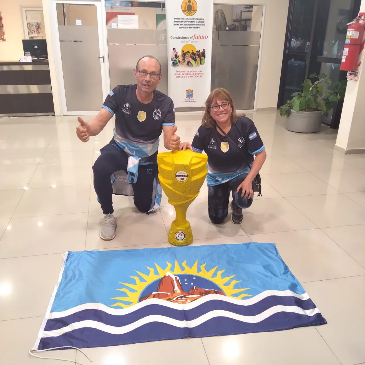 Manfredi con la copa