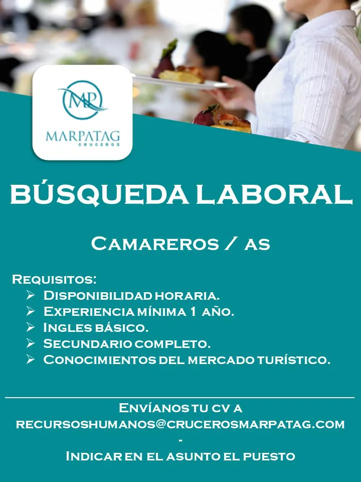 Camareros - Marpatag 05 al 10 dic