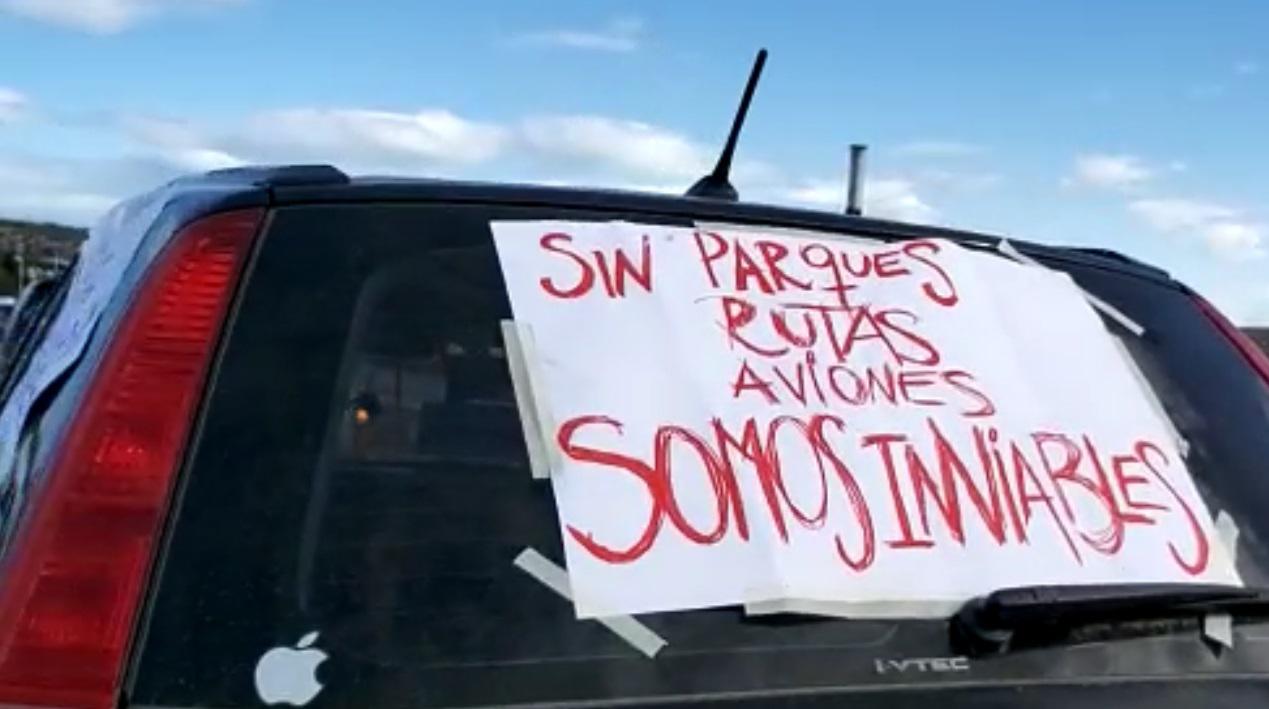 protesta turismo cartel h