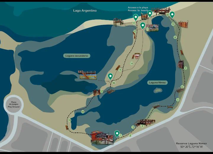 Mapa Laguna Nimez