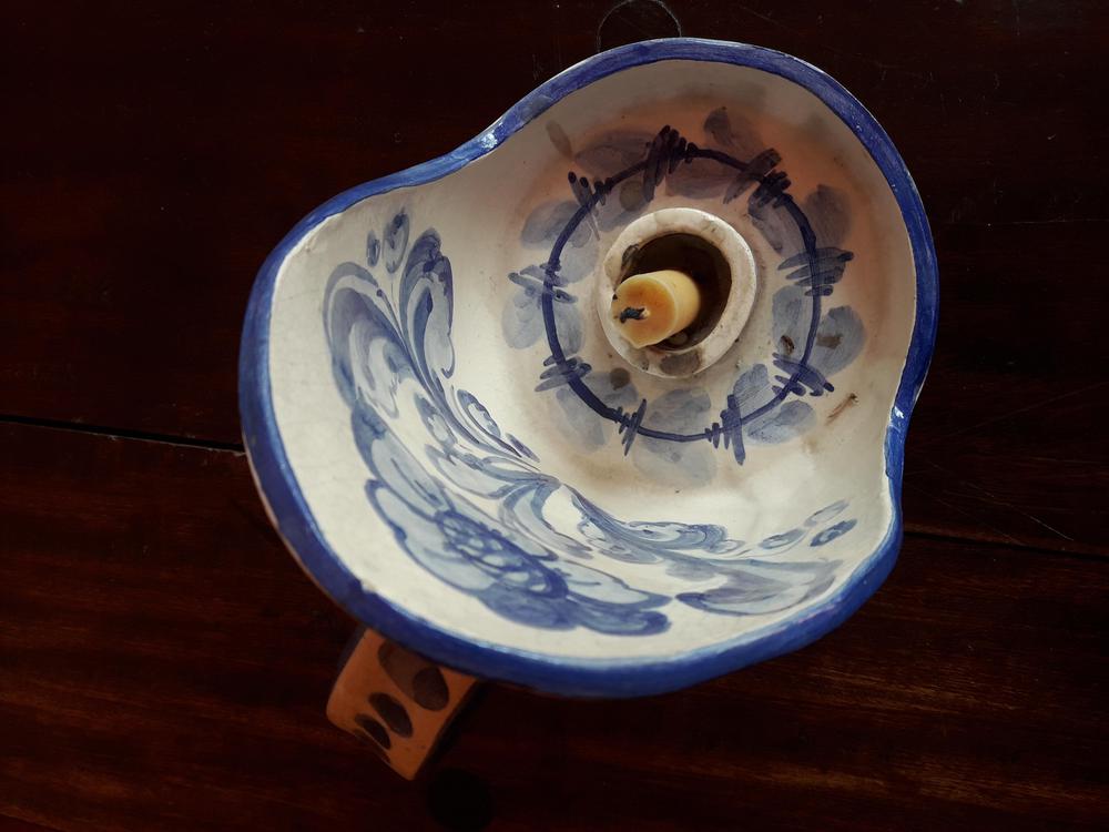 20221030 Foto ARV Candelabro artesanal en cerámica