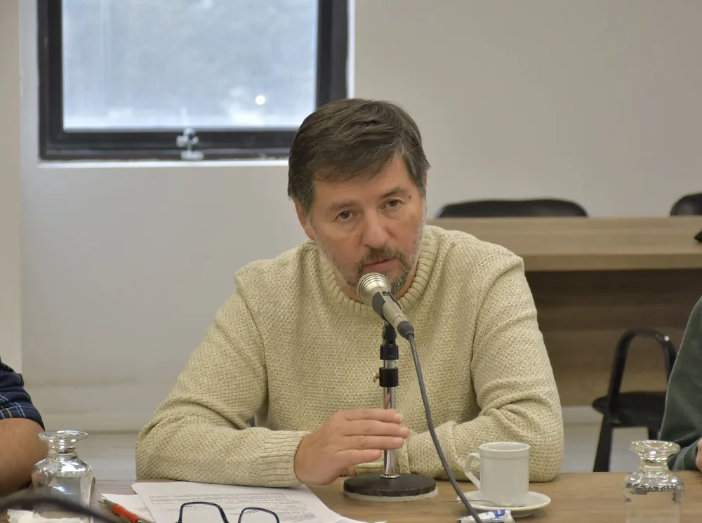 El diputado Pedro Muñoz del bloque Coalición Cívica ARI Santa Cruz