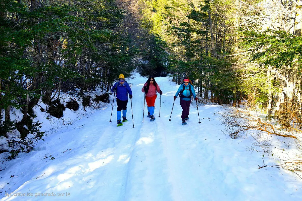 raquetas de nieve reserva nacional mocho choshuenco~2