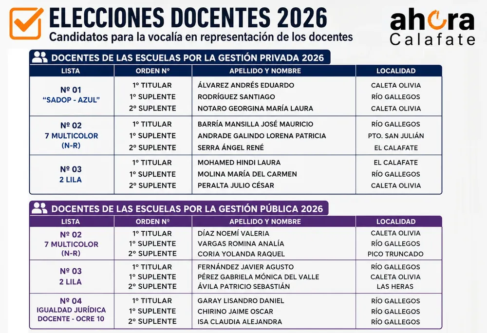 Elecciones Vocales