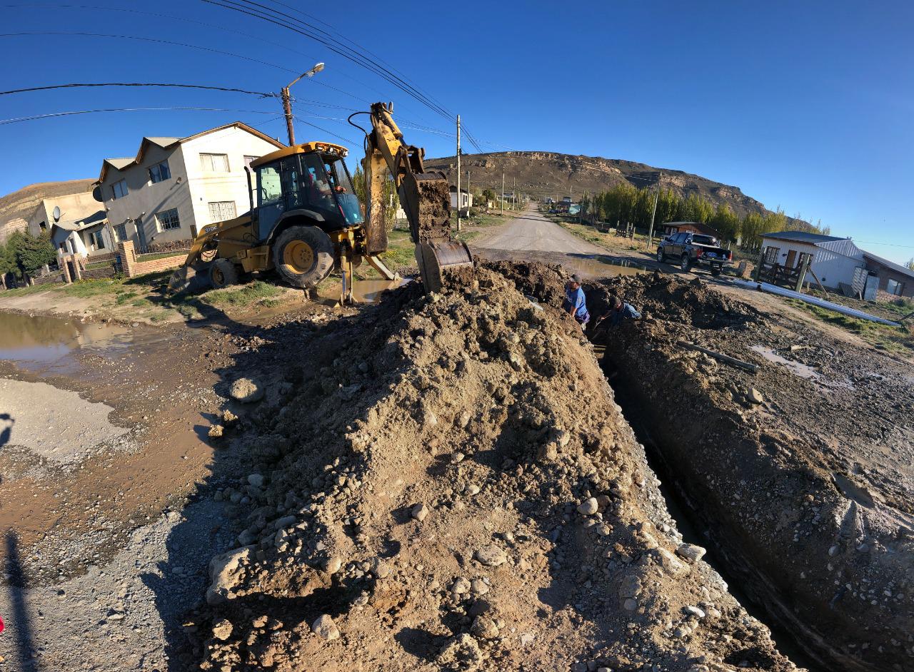 Calafate obra de gas