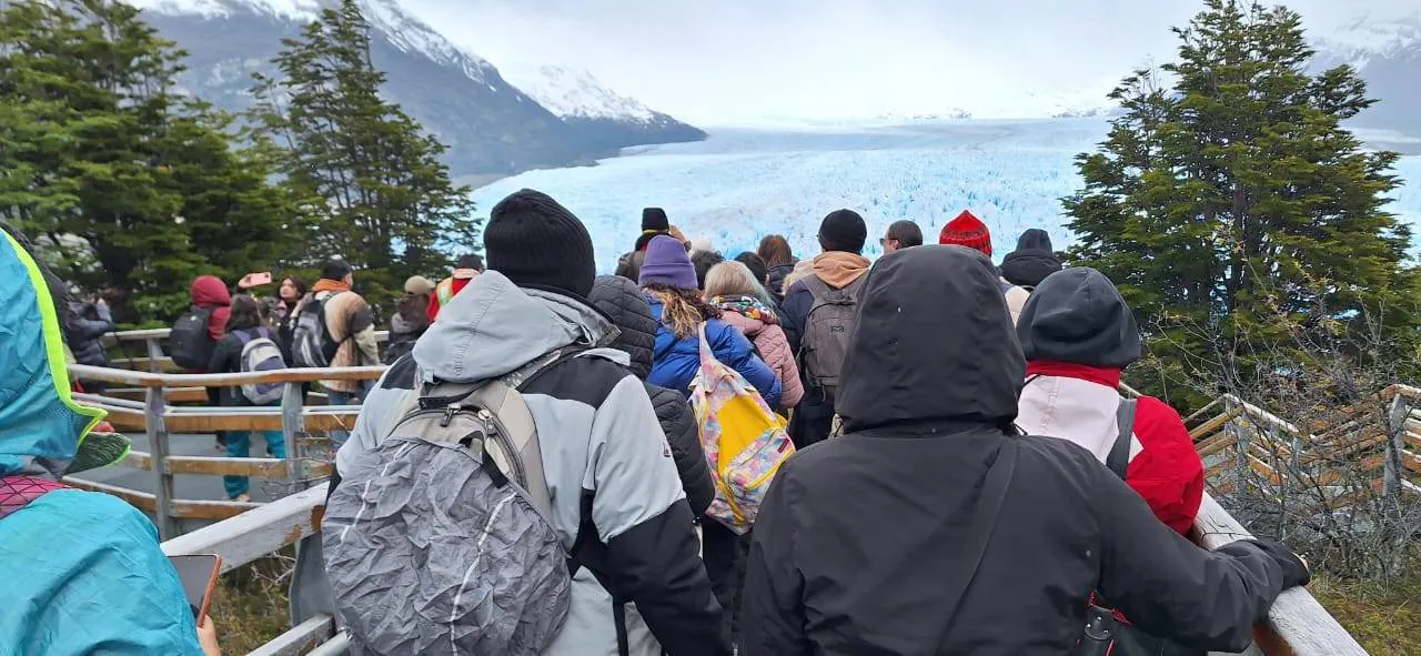 turistas glaciar