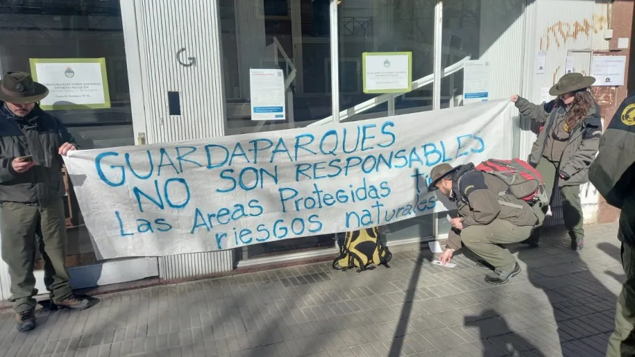 guardaparque reclamo PN Lanin