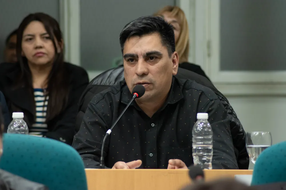 El nuevo presidente del bloque Por Santa Cruz, diputado por el pueblo Fernando Españon.