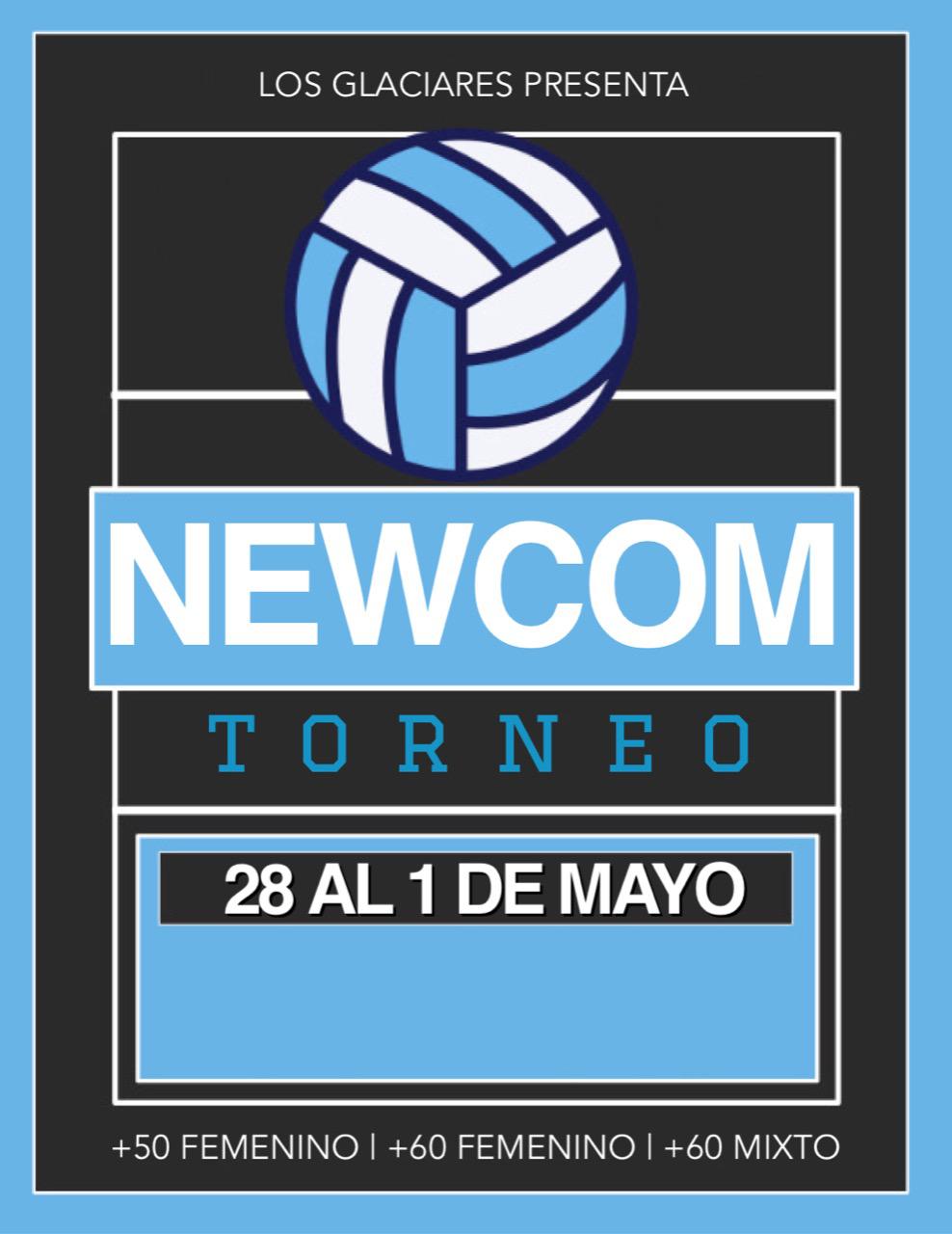 Los Glaciares Newcom Torneo Afiche