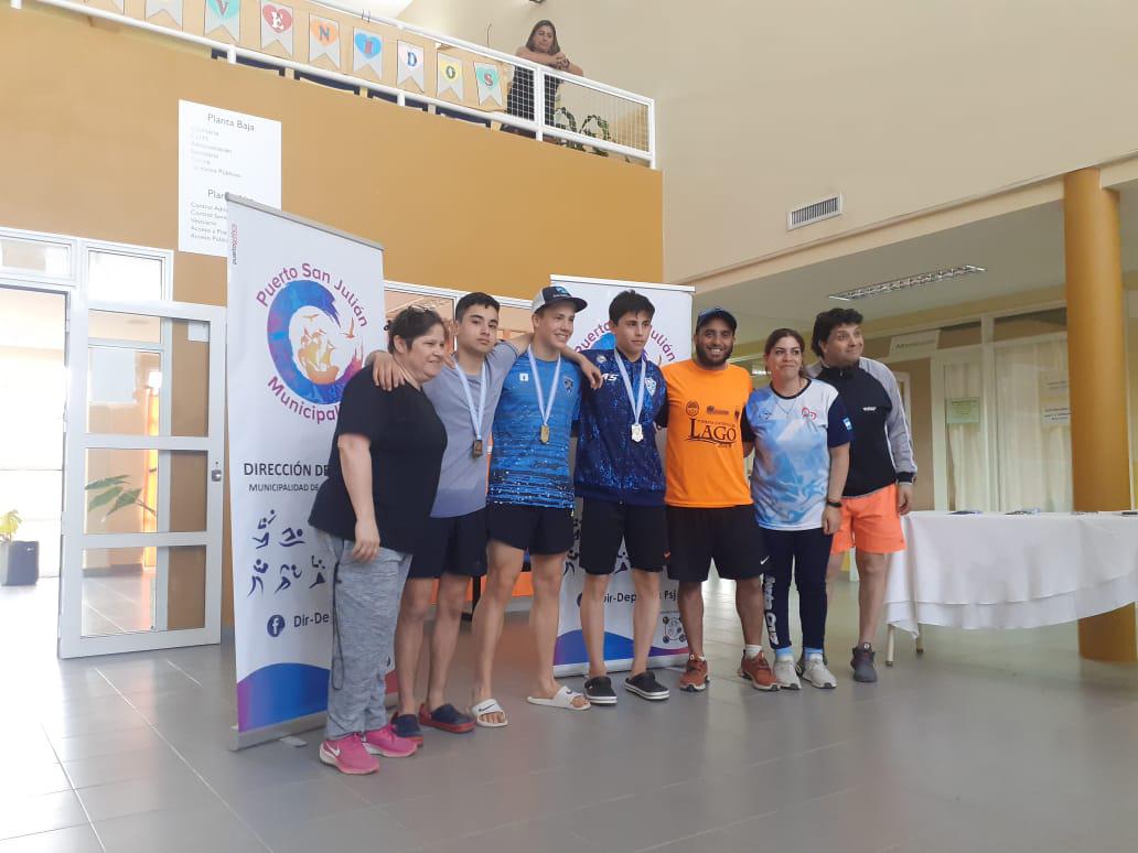 Tomer Feldman y Franco Nieva Aquatlon