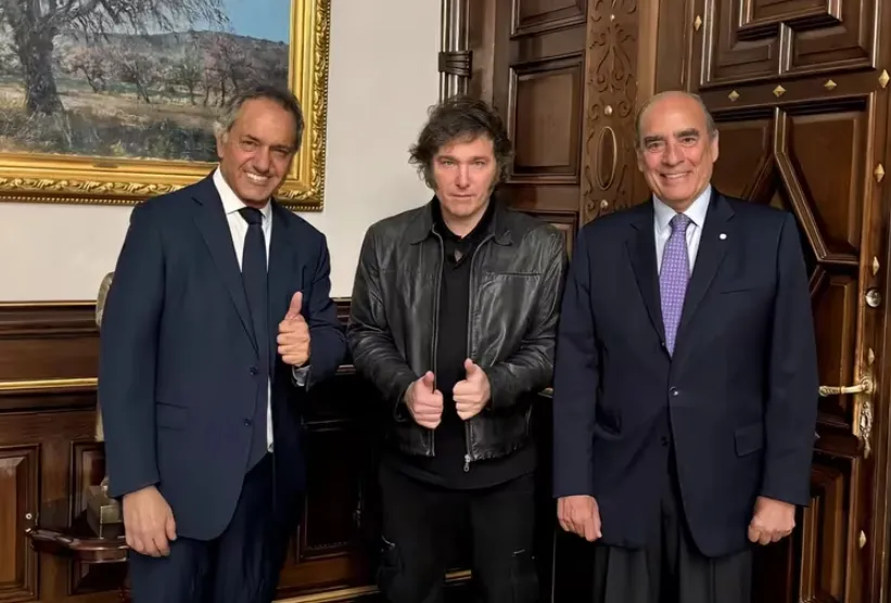 Milei, Scioli, Francos