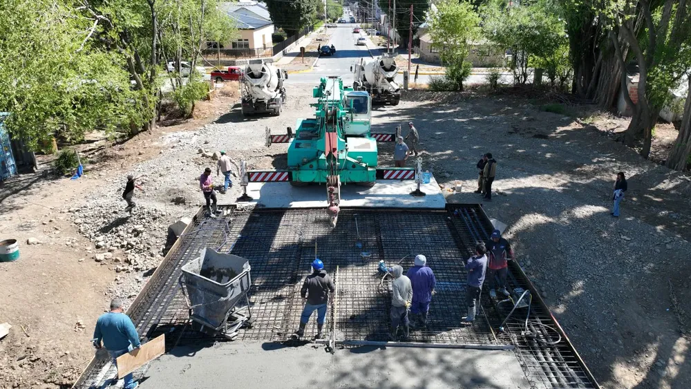 Hormigonado nuevo puente