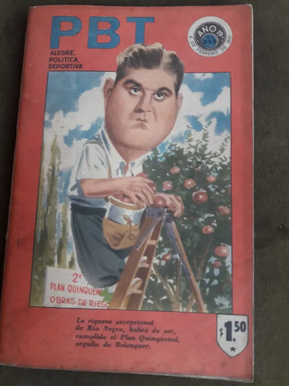 Foto ARV. Bayón. 2° PLAN QUINQUENAL. PBT. N° 855. AÑO 19. 6 FEBRERO 1953