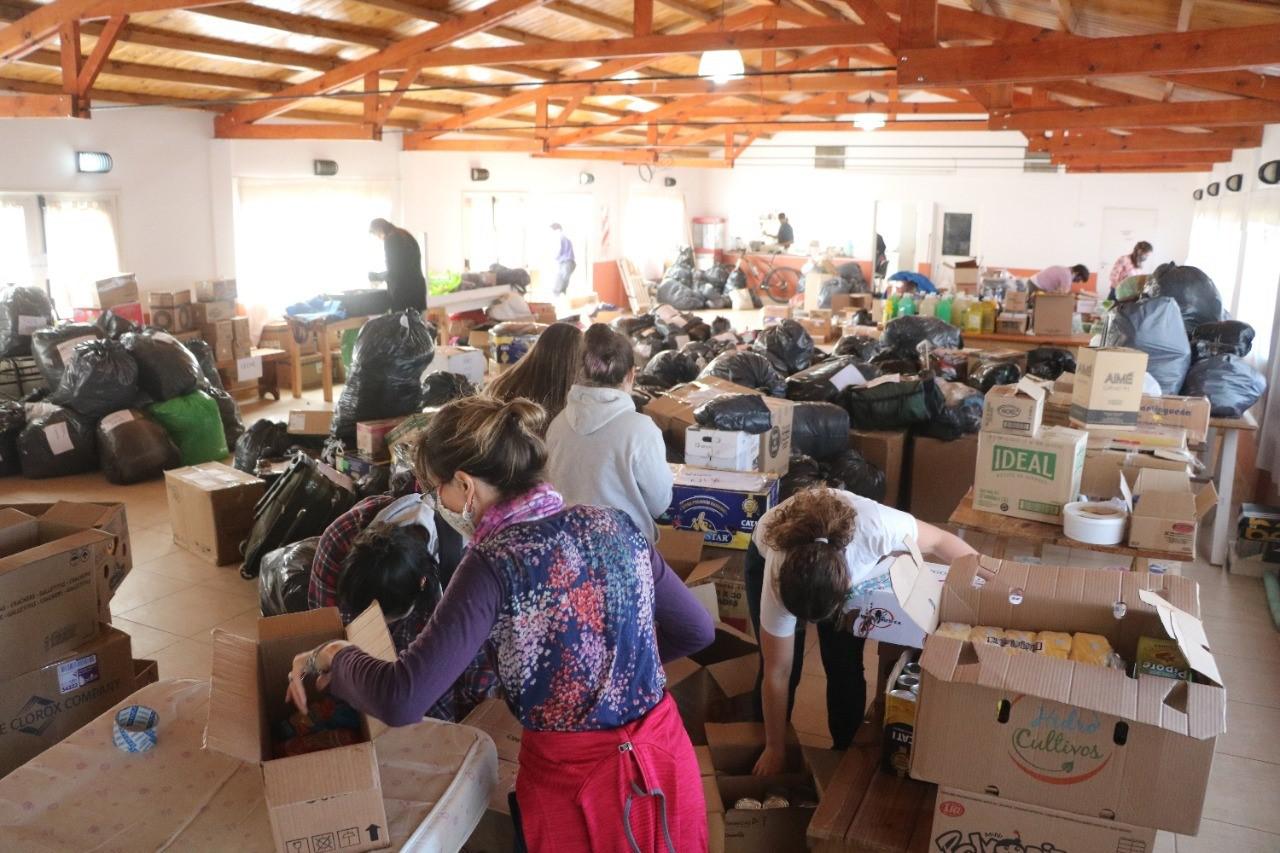 Partió la colecta solidaria hacia la Comarca Andina