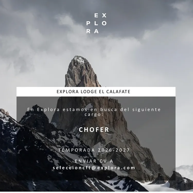 Explora - Chofer 28 ago al 03 sep