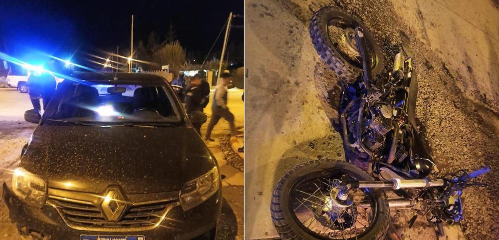 Choque moto y remise 1
