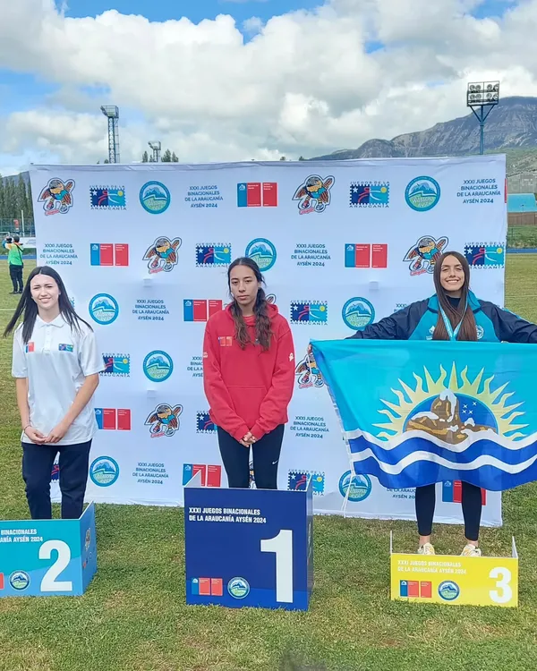 Atletismo Araucania Medalla de Bronce
