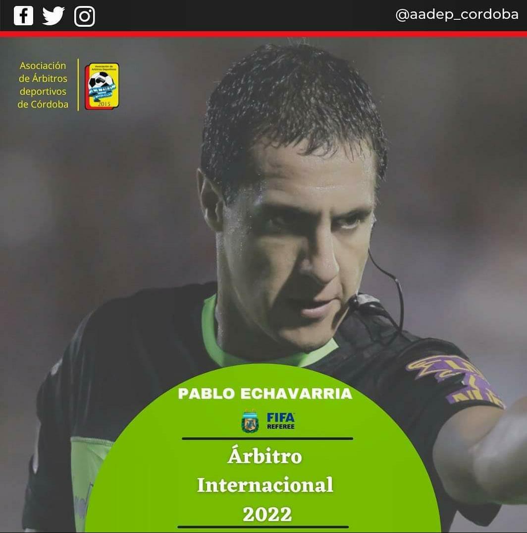 Pablo Echavarría Arbitro Internacional