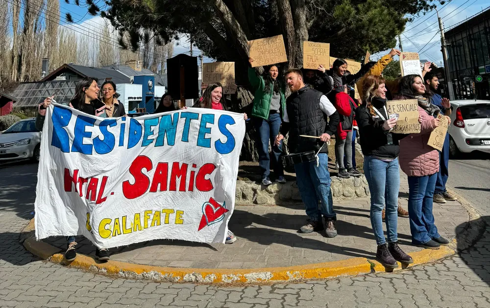 residentes marcha