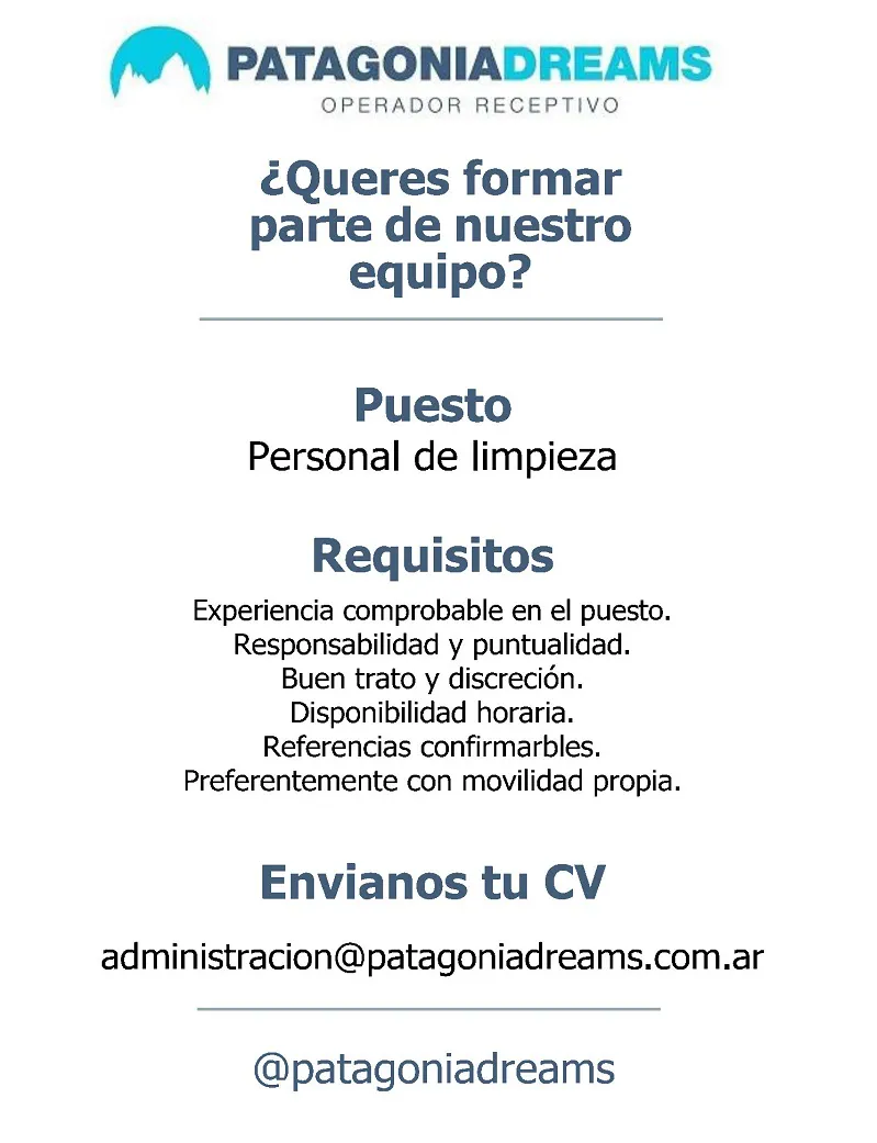 Limpieza - Patagonia Dreams