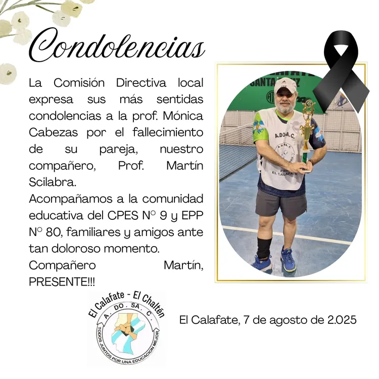 condolencias