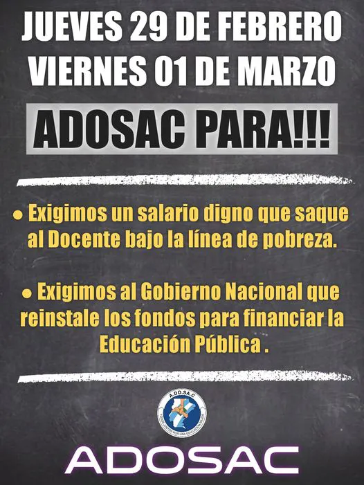 ADOSAC PARA!!