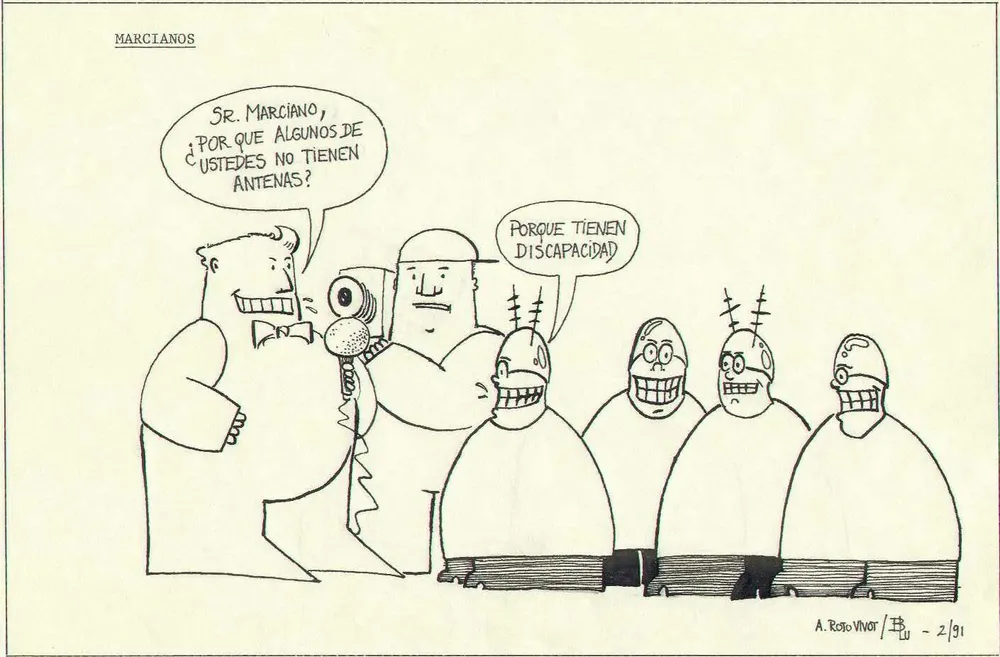 ARV y Rafael Durante MARCIANOS DisHumor Editorial Dunken Buenos Aires