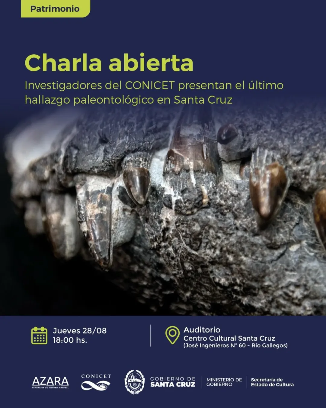 📍Museo Molina - Te invitamos a conocer el último hallazgo que sorprende a la paleontología en 